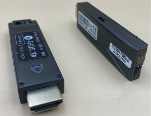Extensor de seal HDMI hasta 1 Km con fibra optica.