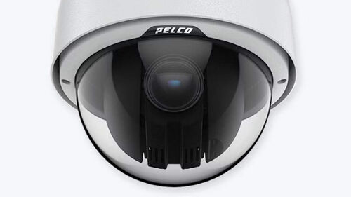 Domo IP PTZ Pelco Spectra Enhanced para baja iluminación. 2 mpx. Zoom x30. Para encastrar. Burbuja transparente