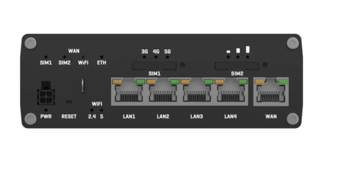 Router industrial 4G/5G. Dual SIM redundante con autofailover